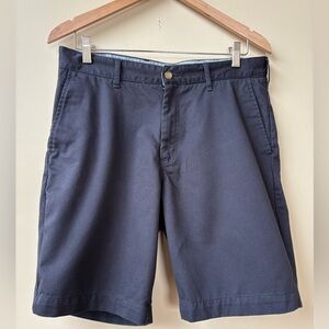 Classic Navy Men's Flat Front Shorts